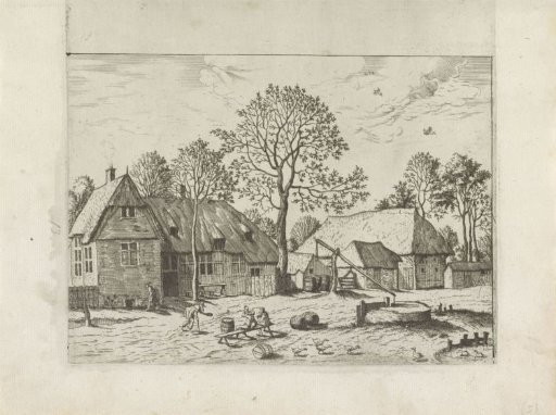 Farmhouses with water well