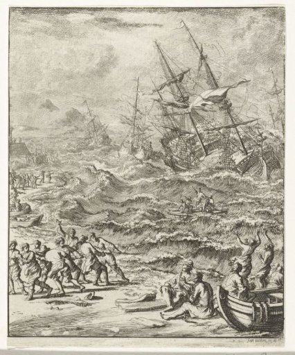 Shipwrecks at the Cape of Good Hope, 1693
