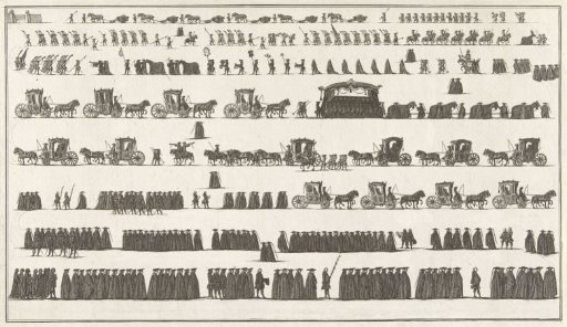 Funeral procession of Jacob Mossel, Governor-General of Batavia, 1761