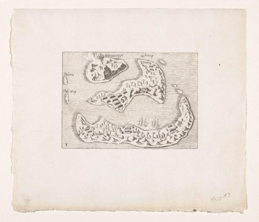 Map of the Banda Islands, 1599