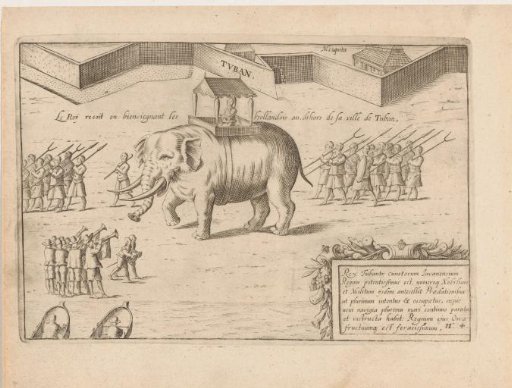 The King of Tuban on His Elephant, 1599