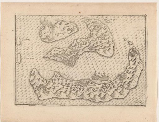 Map of the Banda Islands, 1599
