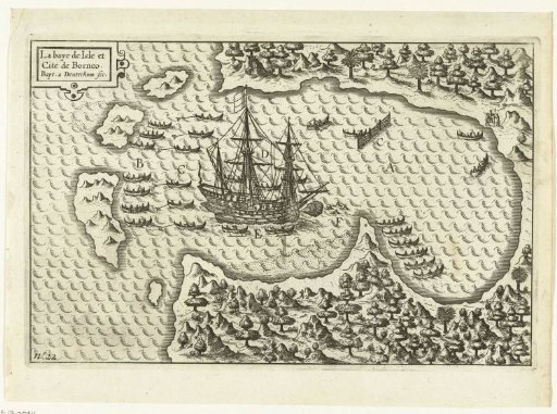 Arrival in Borneo, 1600
