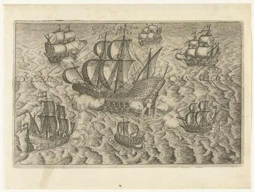 The capture of the Portuguese carrack St. Thomé, 1602
