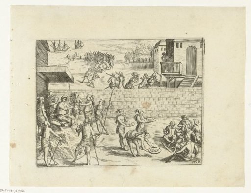 The Prince of Aceh receiving the Dutch, 1603