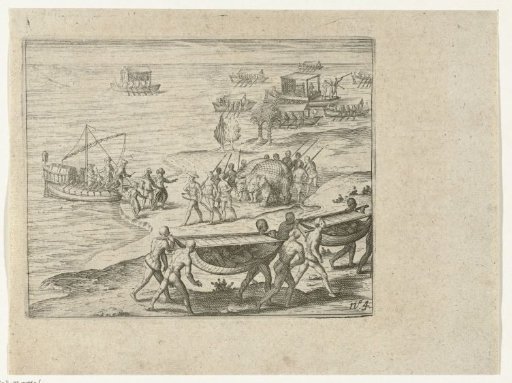 Arrival of the Dutch at Pegu, 1604