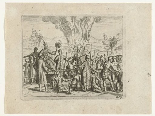 The King of Pegu Has His Opponents Burned, 1604