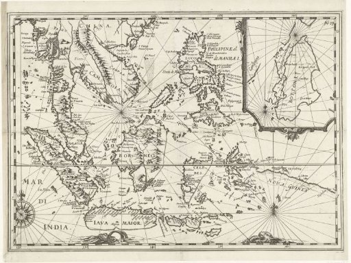 Map of the East Indies, 1616