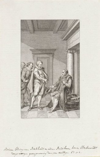 Councillor Teding van Berkhout Warns Johan van Oldenbarnevelt That He Will Be Arrested, 1618