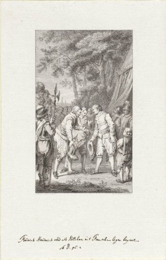Frederick Henry is Welcomed as a Field Marshal in the French Army, 1635