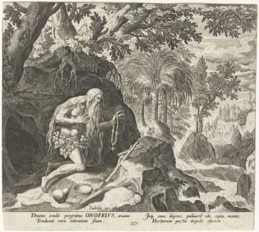 Onuphrius the Great as a Hermit