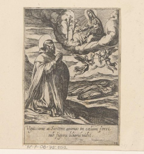 Saint Philip prays for the souls of two brothers