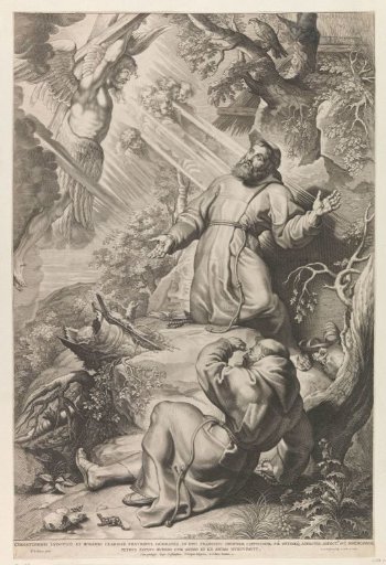 St. Francis receiving the stigmata