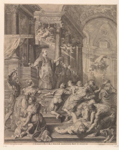 St. Ignatius of Loyola healing the possessed