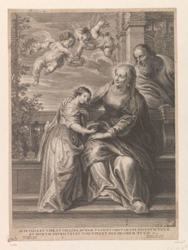 Mary with her parents Anne and Joachim