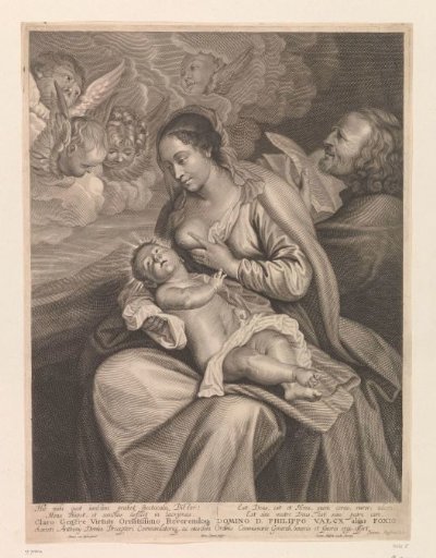 Mary with the Child at the Breast
