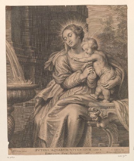 Mary with Child at a Fountain