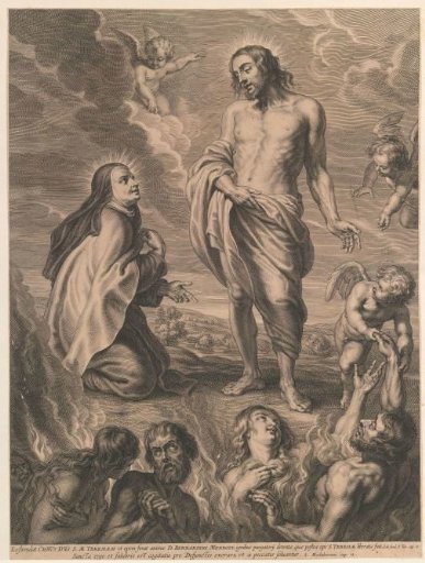 Saint Theresia Interceding for Bernardino de Mendoza