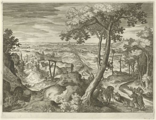 Landscape with a gallows