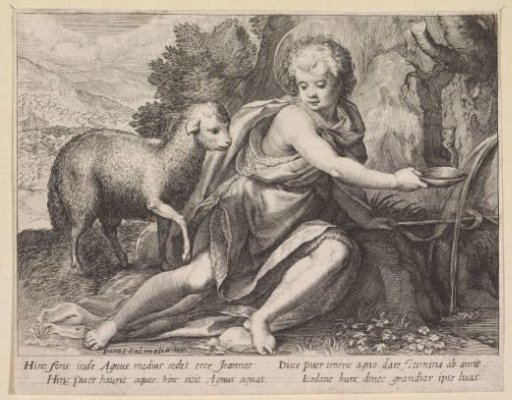 John the Baptist as a Youth at a Spring
