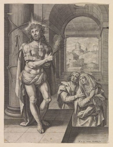 The Scourging of Christ with John and Mary