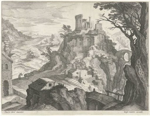 Landscape with the Temple of Vesta at Tivoli