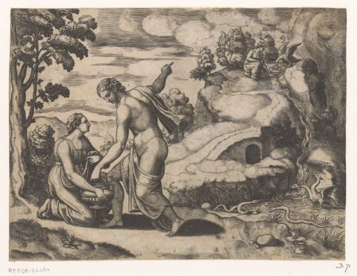 Venus Sends Psyche to a Spring Guarded by Dragons