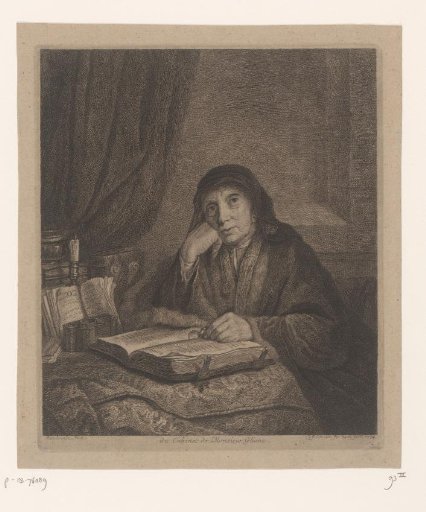 Portrait of Neeltje Willemsdr. Zuytbrouck Reading