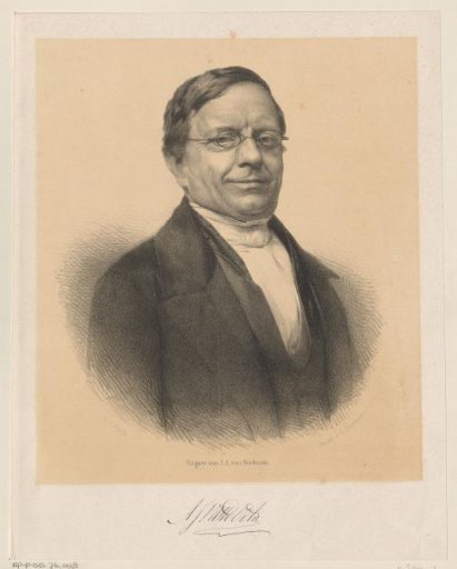 Portrait of Abraham Jacob van der Aa