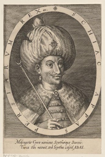 Portrait of Abbas I, Shah of Persia