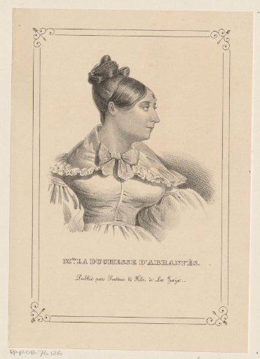 Portrait of Laure Junot, Duchess of Abrantès