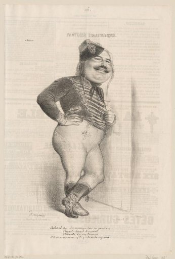 Caricature portrait of Frédéric-Adolphe Achard