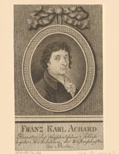 Portrait of Franz Carl Achard