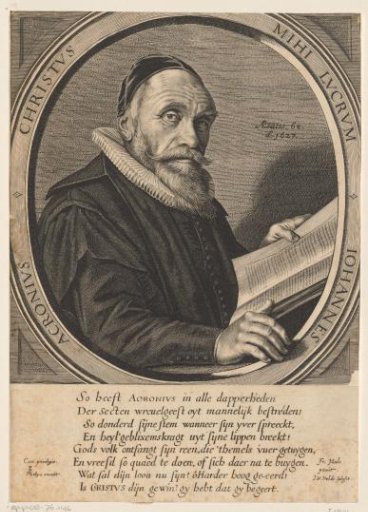 Portrait of Johannes Acronius at the age of 62