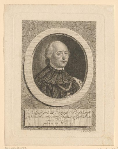 Portrait of Adalbert III, Bishop of Fulda