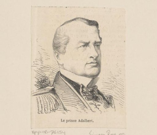 Portrait of Adalbert, Prince of Prussia
