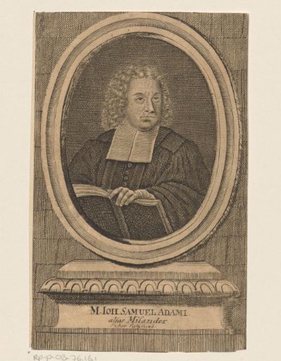 Portrait of Johann Samuel Adami