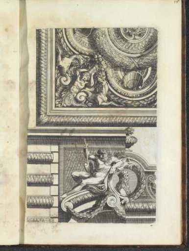 Ceiling and part of a wall