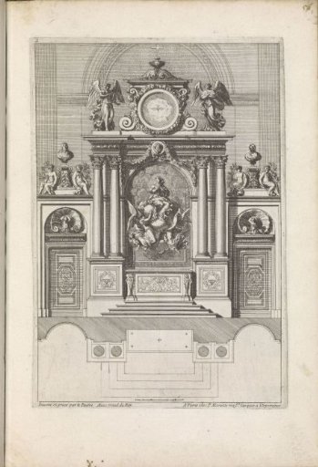 Altar with a painting of the Assumption of Mary