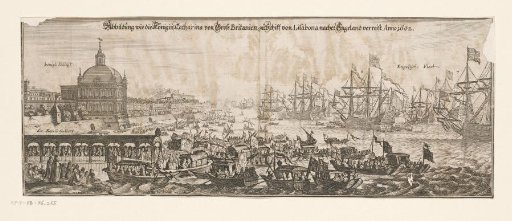 Departure of the fleet with Catherine of Braganza for England, 20 April 1662