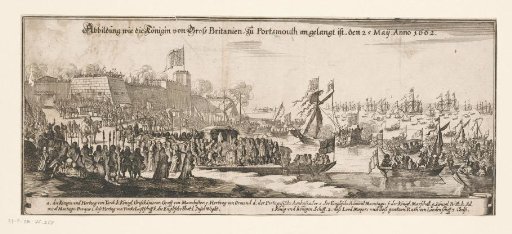 Arrival of Catherine of Braganza in England, 13-14 May 1662