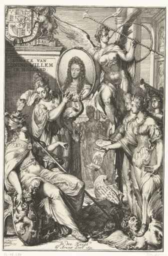 Allegorical Frontispiece with Portrait of William III