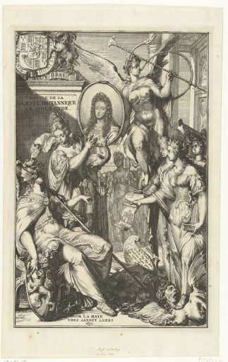 Allegorical Frontispiece with Portrait of William III