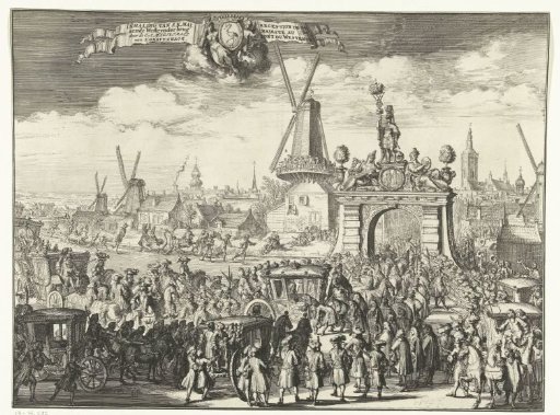 Arrival of William III at the Westeinder Bridge, 1691