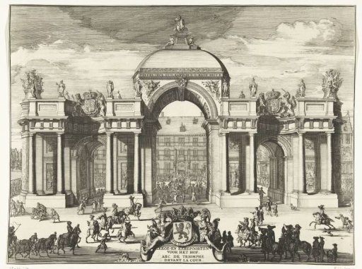 The Triumphal Arch at the Buitenhof, 1691