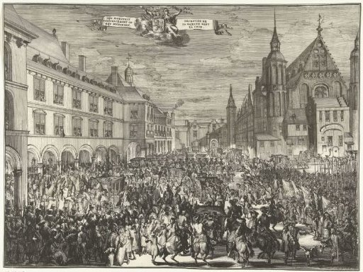 Arrival of William III at the Binnenhof, 1691