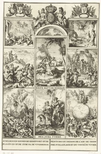 Paintings on the Triumphal Arch on the Place, 1691