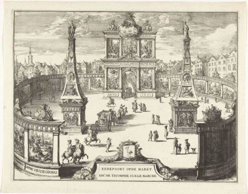 Erepoort on the Market, 1691