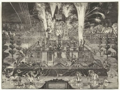 Fireworks in the Hofvijver, 1691