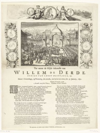Entry of King William III into The Hague, 1691
